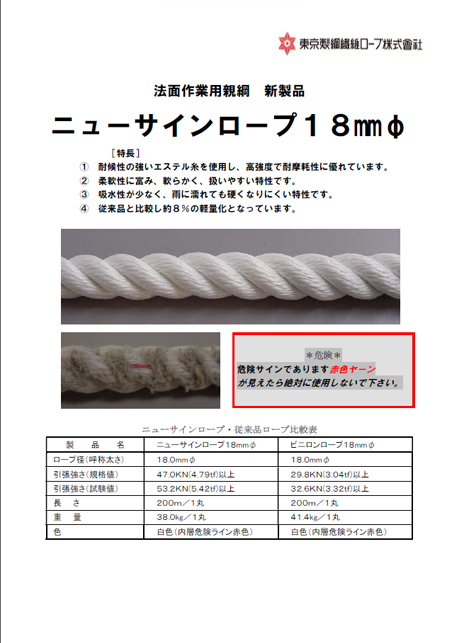 製品を探す｜東京製綱繊維ロープ株式会社